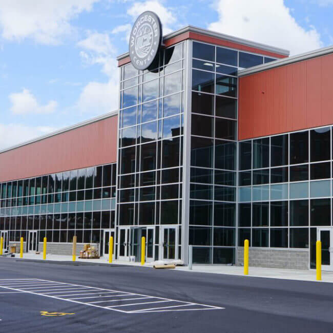 Worcester Ice Center Building Front