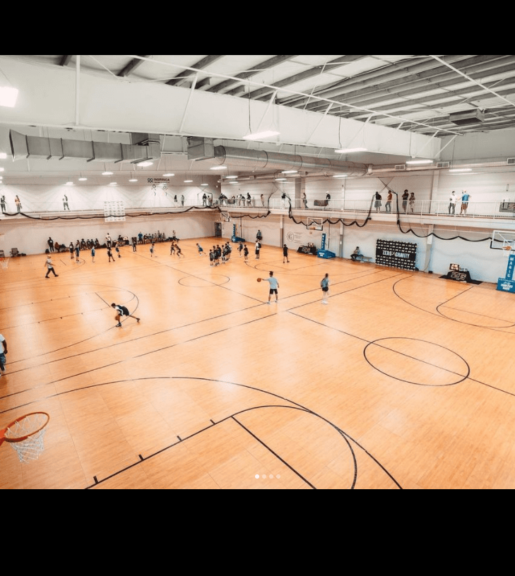 Basketball Court At The Boston Sports Center